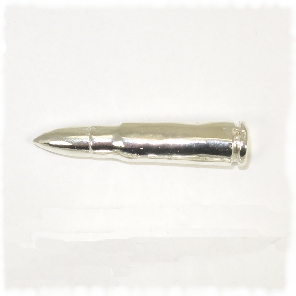 Sterling silver AK47 bullet